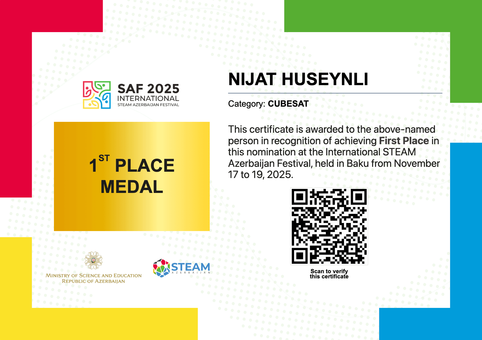 SAF 2025 — CubeSat Engineering