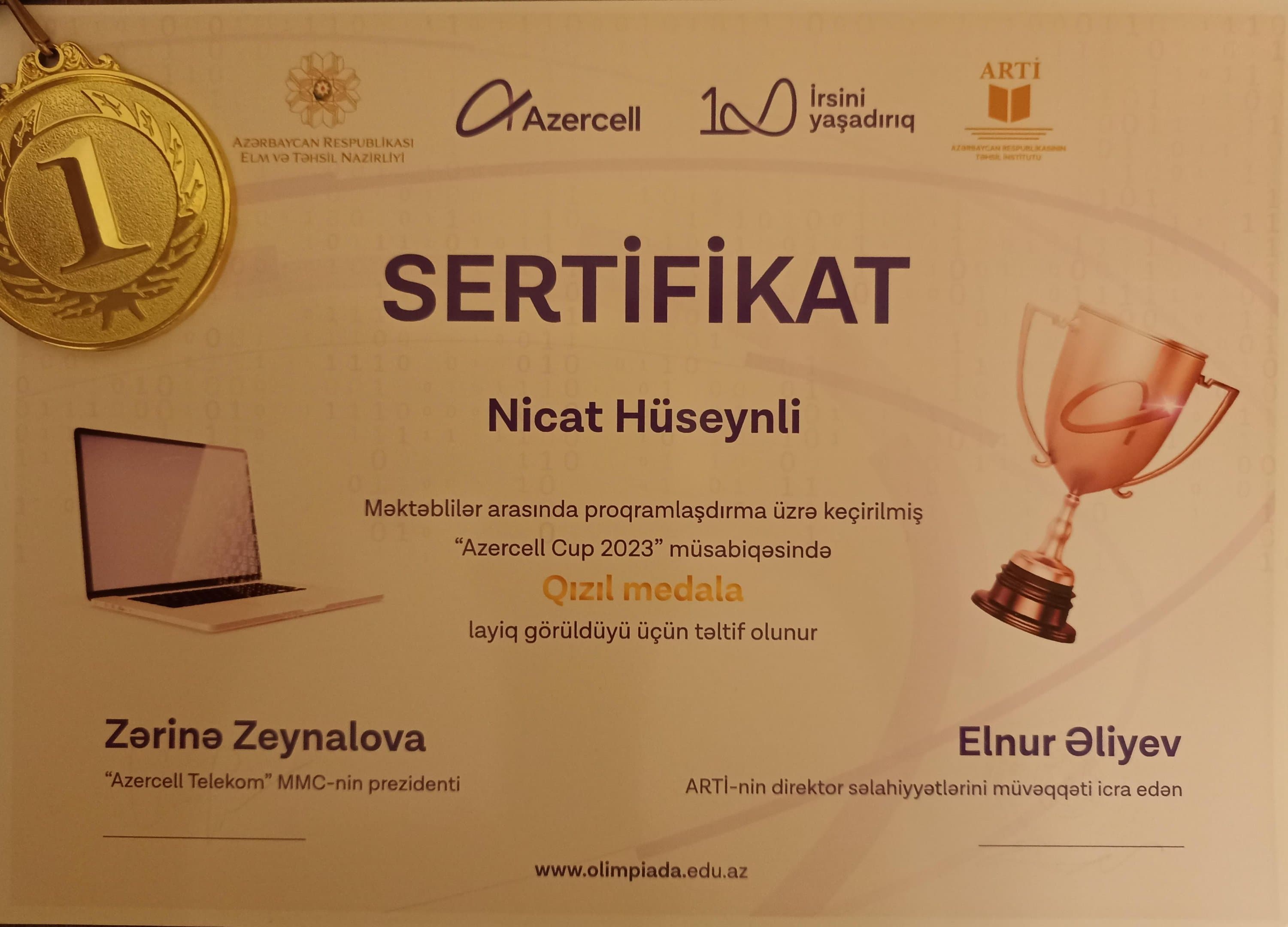 AzercellCup Programming Olympiad